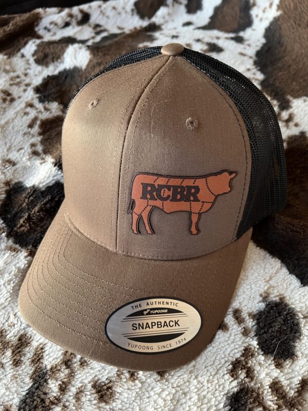 RCBR Leather Patch Hats